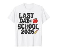 Last Day of School 2026 Teacher Summer Break Kids Maglietta