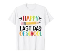 Last Day of School Shirt Matita Scuola Regali di laurea Maglietta