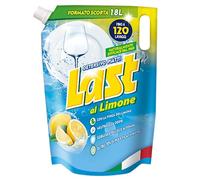 Last, Detersivo per Piatti a Mano al Limone, Neutralizza gli Odori, Azione Sgrassante - Formato Scorta, 1,8 Litri