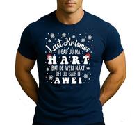 Last Krismes i gaif ju ma hart bat de weri näxt Last Christmas i gave You My Heart | Christmas X-Mas - Maglietta da uomo, blu navy, XL