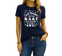 Last Krismes i gaif ju ma hart bat de weri näxt Last Christmas i gave You My Heart | Christmas X-Mas - Maglietta da donna, blu navy, XL