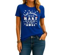 Last Krismes i gaif ju ma hart bat de weri näxt Last Christmas i gave You My Heart | Christmas X-Mas - Maglietta da donna, Blu, 3XL