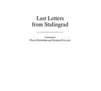 Last Letters from Stalingrad (Copertina rigida)