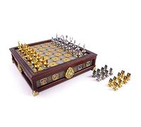 The Noble Collection Quidditch Chess Set Silver & Gold Plated