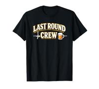 Last Round Crew - Divertente Squadra di Bevitori Maglietta