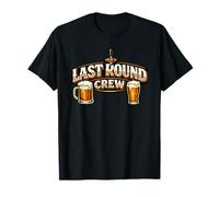 Last Round Crew - Divertente Squadra di Bevitori Maglietta