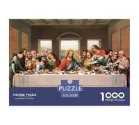 Last Supper Painting Pezzi Adattamento Sicuro Scelta Regalo Perfetta Per Compleanni, Anniversari E Occasioni Speciali 52x38cm/1000pcs