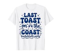 Last Toast On The Coast Bachelor Party Maglietta