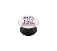 Last Toast On The Coast Bachelor Party PopSockets PopGrip Adesivo