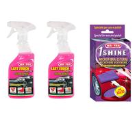 LAST TOUCH 2.0 EXPRESS, 2 x Cera Liquida + 1 x Panno Microfibra 30x30 - MaFra.
