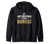 L'Asta è la mia Offerta Divertente per L'Asta Che Chiama Il Gioco di Parole Felpa con Cappuccio