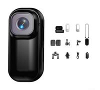 Lastdaytime Action Camera 4K senza fili necessari per i trasferimenti grazie al WiFi integrato e al forte magnete per un montaggio rapido (nero)