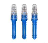 Lastdaytime Barca Flares 3 Pezzi Per Rete Da Pesca E Marcatori di Navigazione Notturna Con Attivazione Automatica Nebbia E Buio (blu)