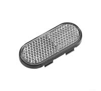 Lastdaytime Copertura decorativa per riflettore forcella anteriore per scooter elettrico Xiaomi 4 Lite, striscia luminosa di sicurezza grandangolare (argento)