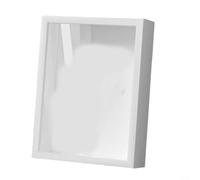 Lastdaytime Cornice costruita, per la presentazione dimensionale di statuette artigianali e composizioni floreali essiccate naturalmente (bianco)