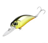 Lastdaytime Crankbait 65 mm 15 g con movimento subacqueo stabile e riflettente per spigola, luccio, trota, acqua dolce (J 6,5 cm 15 g)