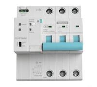 Lastdaytime Interruttore di misurazione WiFi intelligente per sistema Tuya, monitoraggio remoto della temperatura di tensione corrente, 63A 4 poli per sicurezza elettrica (3P)