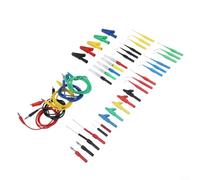 Lastdaytime Kit di test per sonda posteriore automobilistica con connettori a banana multi-angolo per clip a coccodrillo, strumenti di rilevamento non distruttivi, 41 pezzi