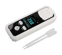 Lastdaytime Misuratore di contenuto di zucchero portatile con funzionamento digitale a un pulsante per rifrattometro Brix per frutta bevande miele test IPX6 Design impermeabile lettura veloce (JBM-10)