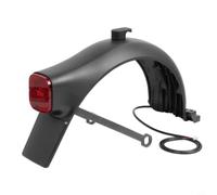Lastdaytime - Parafango posteriore di ricambio, per parafango con gancio per fanale posteriore, per Ninebot, per Segway F2/F2 Plus/F2 Pro, kit di accessori in ABS nero