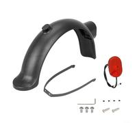 Lastdaytime Parafango posteriore per parafango e kit staffa fanale posteriore per scooter elettrico Xiaomi 4 Pro, grigio scuro