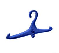 Lastdaytime Robusto gancio per immersioni in plastica per muta e muta stagna, per supporto BCD, slot per ugello regolatore e organizzazione del tubo flessibile (blu)
