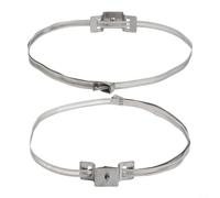 Lastdaytime Supporto regolabile in metallo per pali grandi, diametro da 10,2 a 38,1 cm, kit di montaggio su strada per pali quadrati rotondi