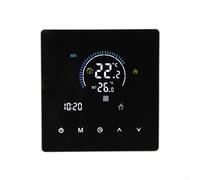 Lastdaytime Termostato elettrico ad alta potenza 25A per riscaldamento a pavimento, regolazione deviazione 0,5-10 °C, intervallo di funzionamento da -5 a 50 °C (nero)