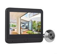 Lastdaytime Videocitofono WiFi intelligente per fotocamera spioncino appartamento con display da 4,3 pollici per obiettivo Tuya Motion Detection 1080P, visione serale
