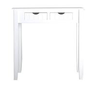 Lastdeco ERSA | Mobile Console in Legno 2 Cassetti Colore Bianco | Dimensioni: 80 x 80 x 35 cm Consolle