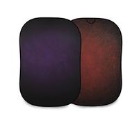 Manfrotto Fondale Vintage pieghevole 1,5 x 2,1 m Aubergine/Crimson