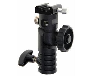 Lastolite LL LA2422 - Staffa per testa inclinabile con attacco a scarpa, colore: Nero