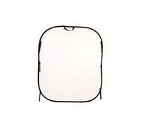 LASTOLITE fondo pieghevole 1,5m x 1,8m bianco/grigio medio - Nouvo