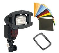 Lastolite LL LS2605 Kit Strobo Base con Gelatine per Flash a Slitta