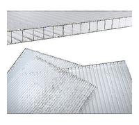 LASTRA ALVEOLARE POLICARBONATO TRASPARENTE CM 98X200 S.MM 10 PZ 1
