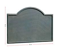 Lastra Camino Decorata in Ghisa DECO Assorbe e Riflette Calore + Dimensioni