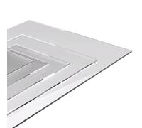 Lastra Copertura Polycarbonate, Pannello Acrilico Massello Chiaro | Protezione UV, resistente agli urti, foto, for finestre di serra(5mm,50x120cm(19.7x47.2in))