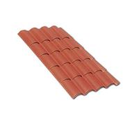 Edil Plast Lastra Coppo Polimcryl cm 85x175 Rosso Mattone - CP017NN