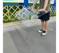 Lastra di plastica in policarbonato Trasparente per pergola, Copertura a baldacchino, Pannelli Impermeabili per Serre, Facile da Tagliare e Piegare,1x10m(3.3 * 32.8ft)