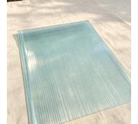Lastra di Policarbonato 100 x 2100 cm Resistente Ai Raggi UV Pannelli da Tetto in Plastica Facili da Mantenere per Serre Verande Esterni Pannelli Del Tetto Trasparenti, 1.5mm