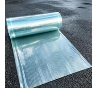 Lastra di Policarbonato 100 x 3600 cm Impermeabile Lastra di Copertura in Policarbonato Flessibile e Resistente per Giardini, Verande, Ripostigli e Passerelle Industriali, 1mm