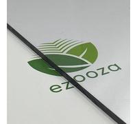 Lastra di policarbonato compatto 4 mm trasparente protetta contro i raggi UV, 800 x 600 mm