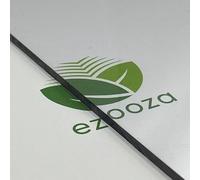 Lastra di policarbonato compatto 5 mm trasparente protetta contro i raggi UV 1000 x 400 mm