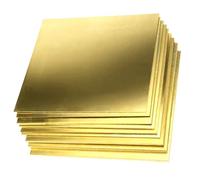 Lastra di Rame 1 pz Piastra In Ottone Formato Personalizzato Modello di Telaio Stampo Costruzione FAI DA TE In PadBrass Copriletto Spessore 0.5/0.8/1/1.5/2/3(2.5x50x100mm)