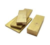 Lastra di Rame 1PC Lunghezza 100 300 500mm H59 Piastra in ottone Solidi Striscia piatta Barra metallica in rame puro Spessore materiale piastra 2~20mm(Length 300mm 1pc,3x35.0mm)