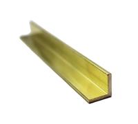 Lastra di Rame Barra angolare a L in ottone con asta piatta quadrata in metallo(15x30x3mm)