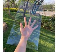 Lastra For Copertura In Policarbonato, Pannello Durevole In PC Di Sicurezza In Plastica Acrilica Trasparente Da 4 Mm, Protezione UV, Forte Impatto Infrangibile(20cm x 120cm(7.87x47.2in))