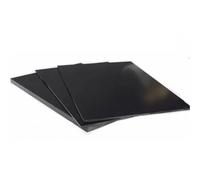Lastra in fibra di vetro epossidica, Piastra for modello in lamiera di fibra di vetro FR4 epossidica G10 nera, dimensioni multiple, 0,5 mm(350MM x 350MM)