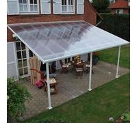 Lastra in fibra di vetro trasparente da 1mm, pannelli for coperture trasparenti resistenti alla pioggia e ai raggi UV, lastre for rivestimenti di strutture fredde(1x1m(3.3 * 3.3ft))