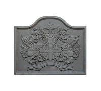 Lastra in ghisa per camino decoro LEONE CM. 55 × 45 H SP. 2 cm DS